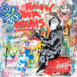Everyday Life by Mr. Brainwash - Original on Canvas sized 30x30 inches. Available from Whitewall Galleries